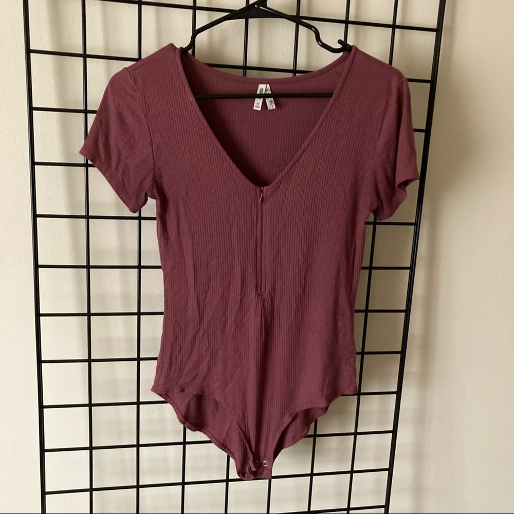 Ribbed Bodysuit